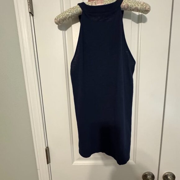Lilly Pulitzer Navy Arya Tank Top - Picture 2 of 3